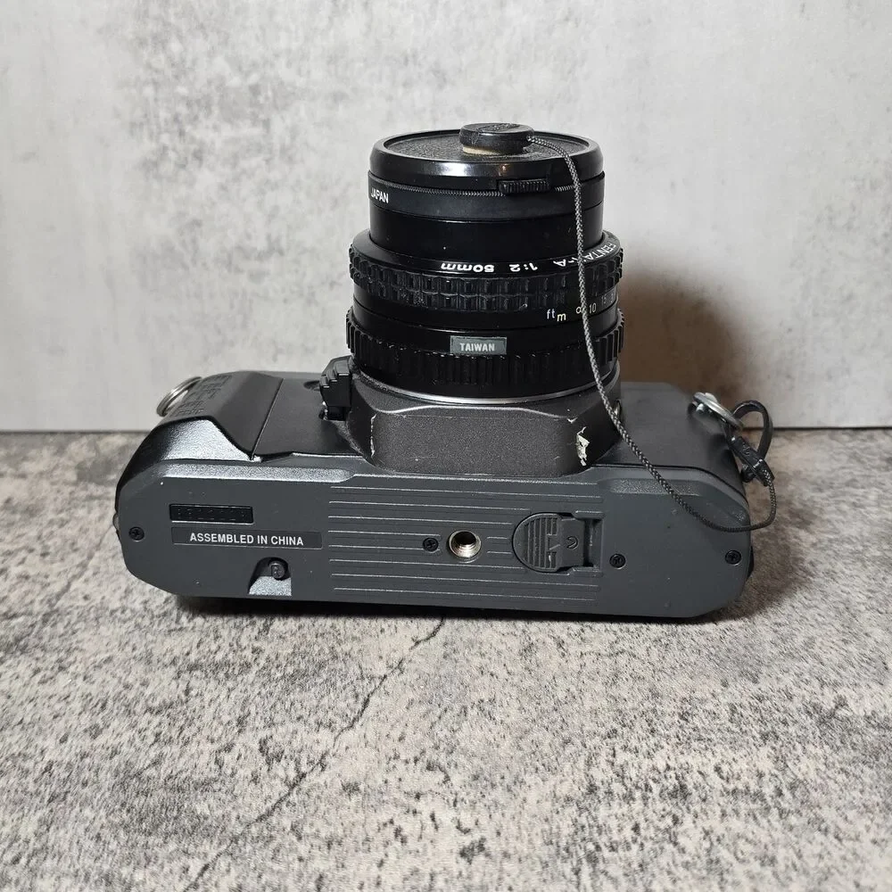Pentax P30T Film Camera with 50mm Pentax Lens F2 SMC-A Lens * Untested For Parts